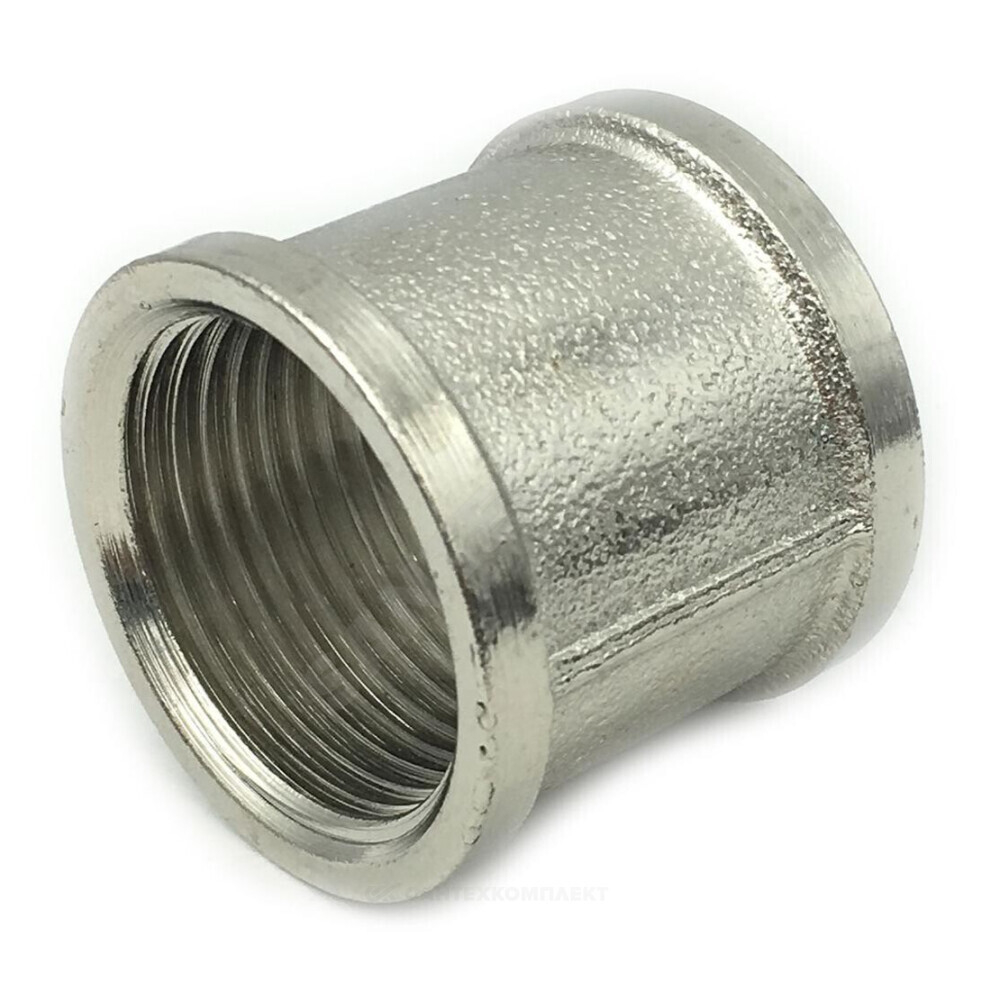 Муфта латунь никель Ду 20 (3/4") ВР/ВР SantechSystems .
