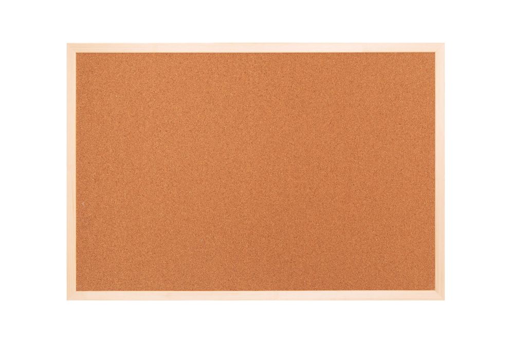 Доска пробковая в деревянной раме 45x60 см, Expert Complete ECPC-4560