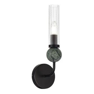 Настенный светильник 1*Е14 SL1244.401.01 чёрный/прозрачный Medea ST-Luce