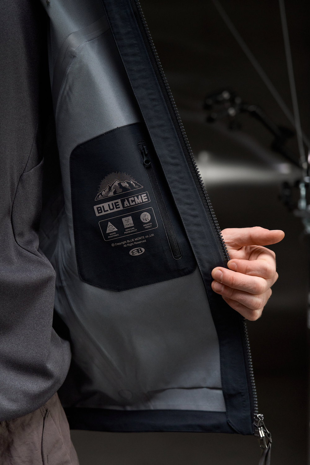 Куртка Blue Monte 3-in-1 Sealed-Seam Windbreaker "Qinaqing"