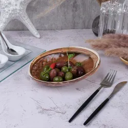 Салатник 365 мл 19*14,5 см h5 см для закусок Pearl Ammonite Shell Frutti di Mare P.L. [1]