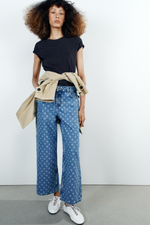 ХЛОПКОВАЯ ФУТБОЛКА С КОРОТКИМИ РУКАВАМИ — ZARA