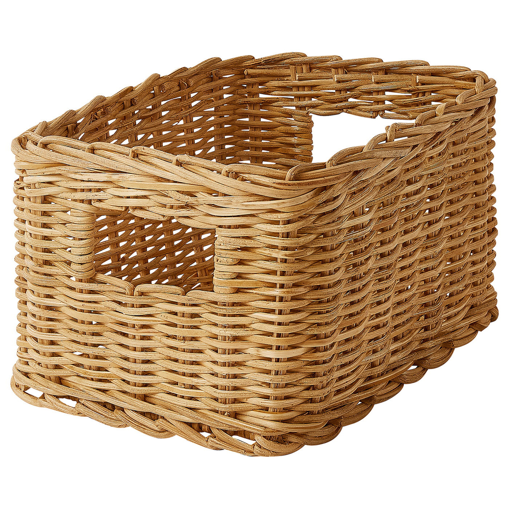 IKEA TRUMMIS  (ИКЕА ТРУММИС)  -  Корзина - ручная работа, ротанг 18x25x14 см