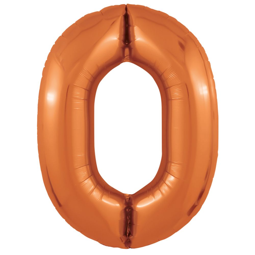 Цифра 0 папайя 40" Agura