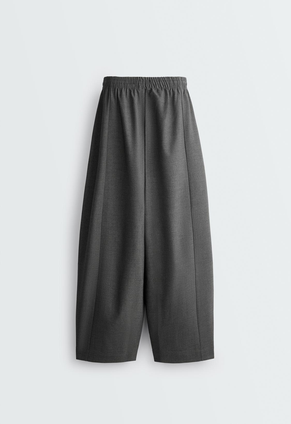 OYSHO Брюки-баллоны из 13% шерсти, серый