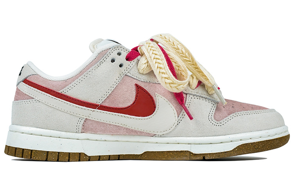 Nike Dunk Se K999 Slip Resistant, Abrasion Resistant, Lightweight Low top Skateboard Shoes Women"s Gray White Pink
