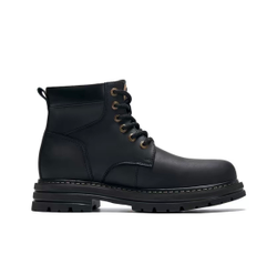 alt="Dickies Black 233M50LXS83C высокие черные ботинки вид сбоку на белом фоне"