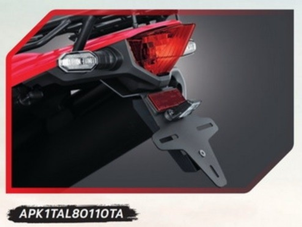 APK1TAL80110TA. Short Rear Fender. H2C. Tail Tidy Honda CRF300L, CRF300Rally (2021-UP). Original accessory