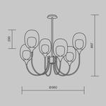 Потолочная люстра Maytoni Aura MOD016PL-06BS
