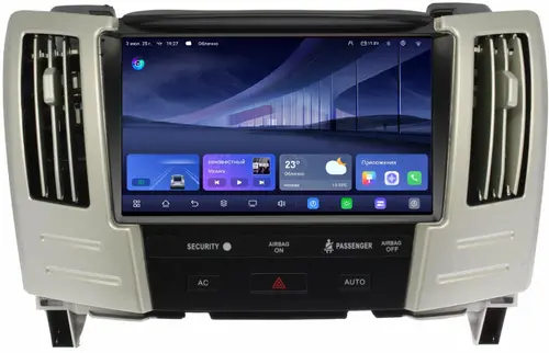 Магнитола для Toyota Harrier XU30 2003-2013, Lexus RX 2003-2009 - Kuberg QLed+2K, Android 14, TS105, Быстрейшая, CarPlay, SIM-слот