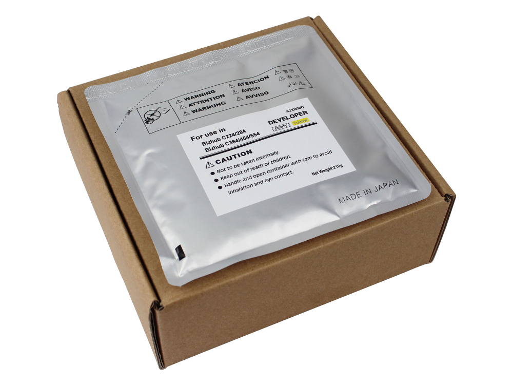 Девелопер для KONICA MINOLTA Bizhub C224/C284/C364/C454/C554 (CET) Yellow, 210г/пак, 590000 стр., CET8128