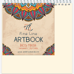 Блокнот-скетчбук ARTBOOK QUADRO SUPERBIG CRAFT 40 листов на металлическом гребне