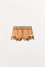 ШОРТЫ С ВЫШИВКОЙ И БИСЕРОМ — ZARA