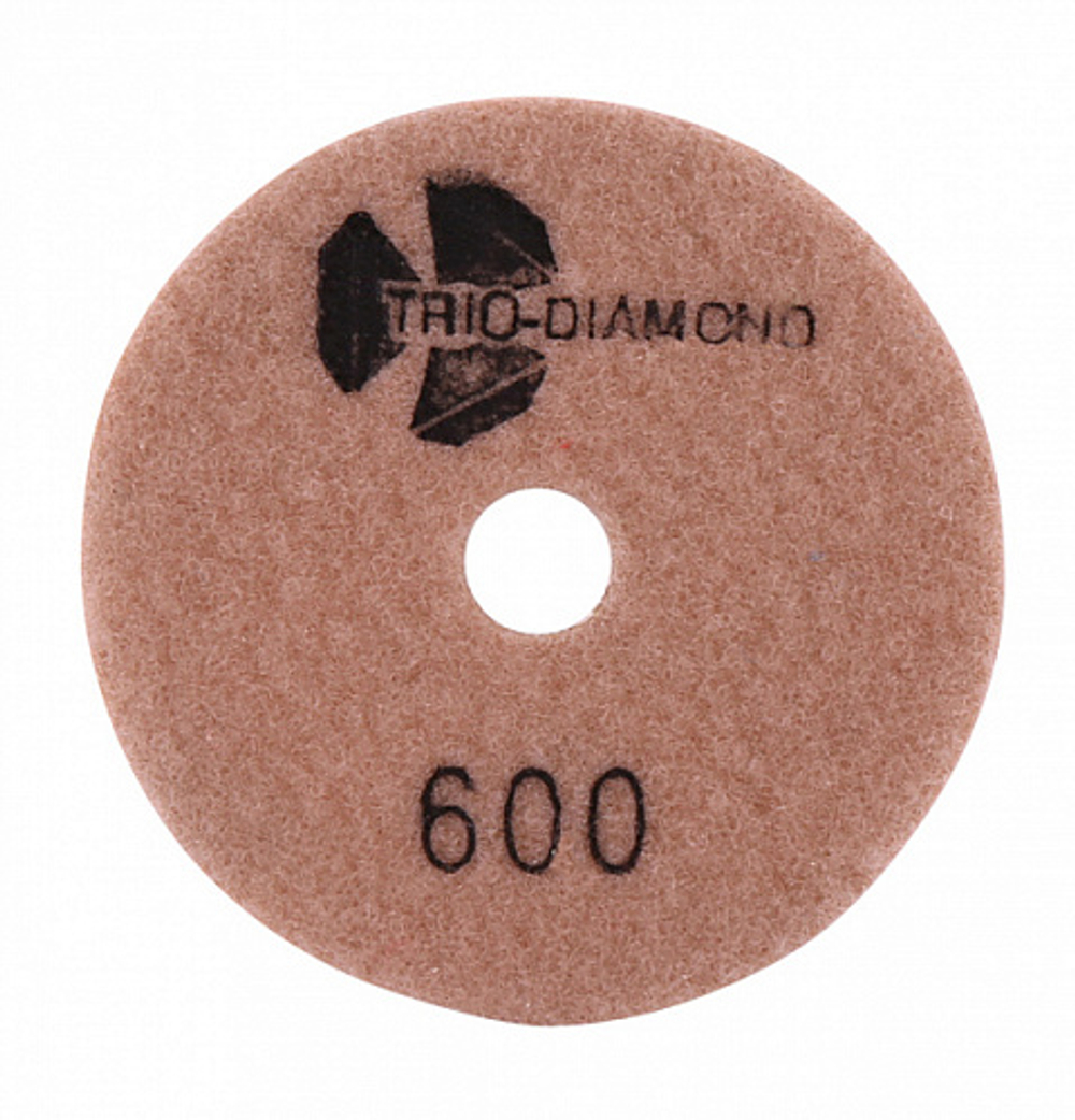 Круг шлифовальный алмазный гибкий мокр.шлиф.100 №600 "Черепашка" (шт.) Trio Diamond