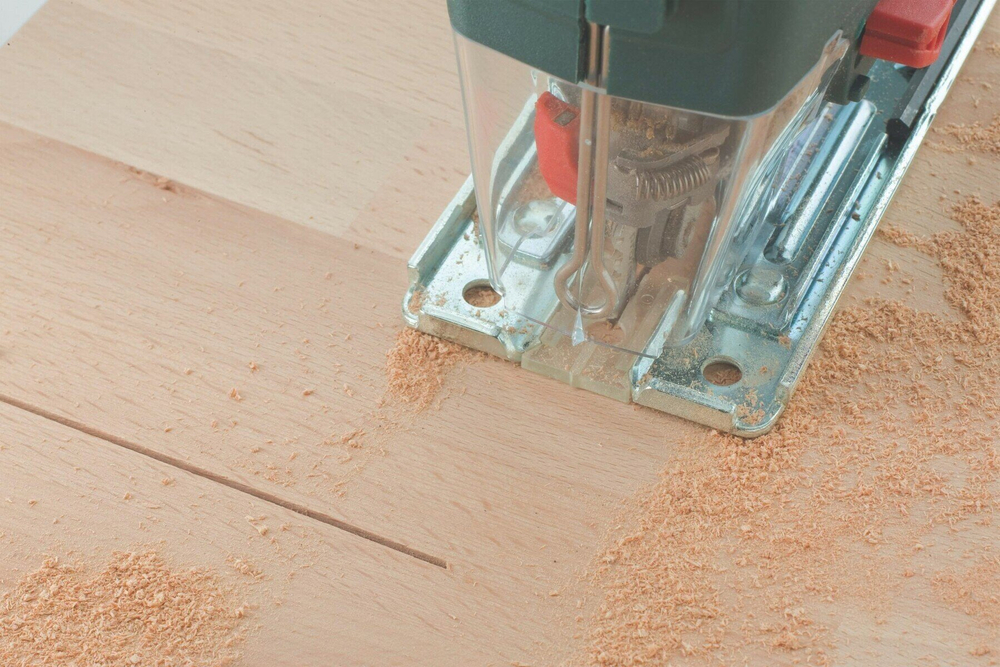 Электролобзик Metabo STEB 70 Quick кейс, 570 Вт черный