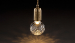 Pendant design lamp Crystal Bulb by Lee Broom (Clear)