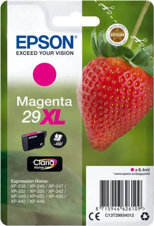 Epson Strawberry C13T29934022 струйный картридж 1 шт Подлинный Высокая (XL) Пурпурный