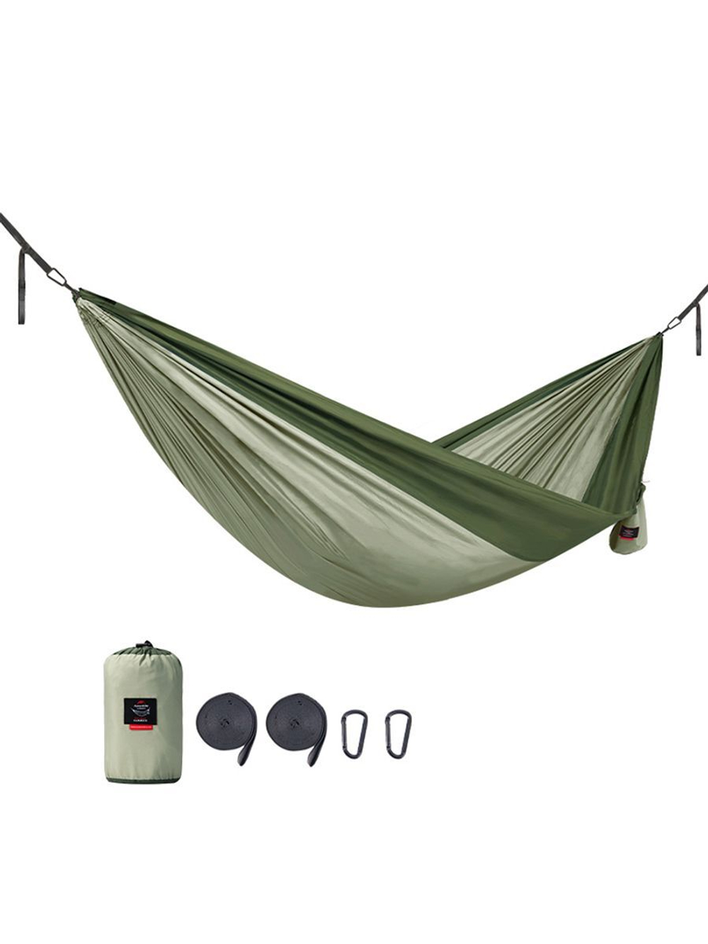 Гамак Naturehike Ultralight NH21DC011 340T двухместный ультралегкий оранжевый, 290x180 см