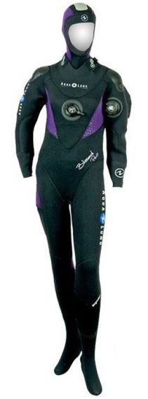 Гидрокостюм сухой Aqua Lung Blizzard Pro 2011 женский 4 мм