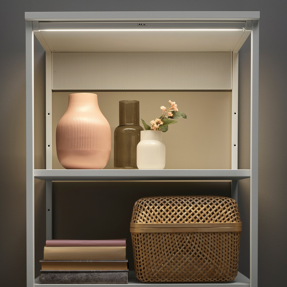 IKEA SKYDRAG  (ИКЕА СКИДРАГ)  -  Светодиодная подсветка столешницы/шкафа с датчиком - с регулировкой яркости белый 60 см