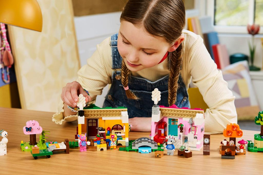 Конструктор Лего энимал кроссинг Творческие домики Сезоны веселья | LEGO Animal Crossing - 77057 814 деталей 7+