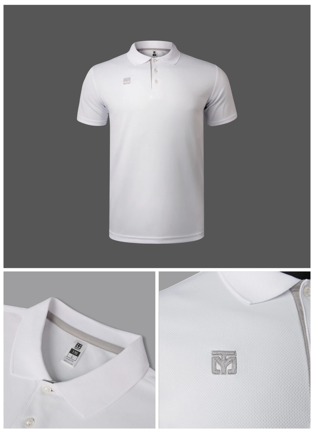 Футболка-поло Mooto Dri-Fit Polo Shirt белая