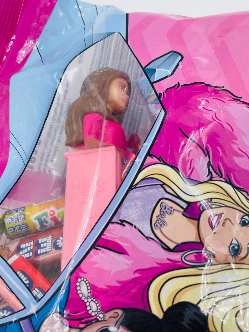 PEZ Barbi Maxi Bag ассорти конфет с диспенсером Барби 183,5 г (Австрия)