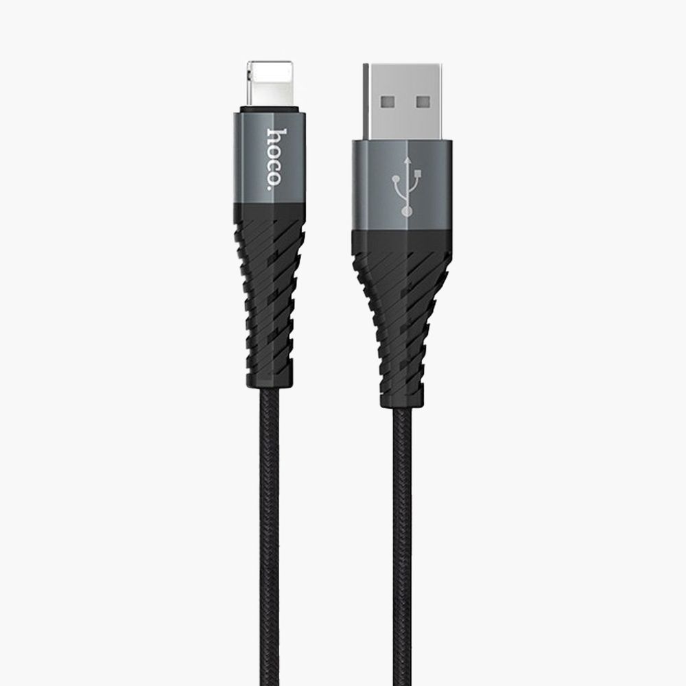 Кабель для зарядки Hoco X38 IPhone/Android - чёрный Кабель для зарядки Hoco X38 IPhone/Android - чёрный