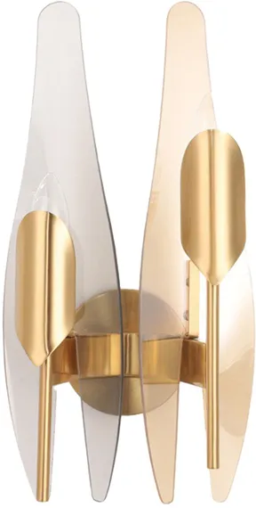 Бра Casa CASA AP2 BRASS Crystal Lux