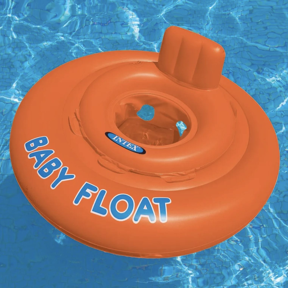 Надувные водные ходунки с трусиками Intex 56588 Baby Float 76 см от 1 до 2 лет до 15 кг