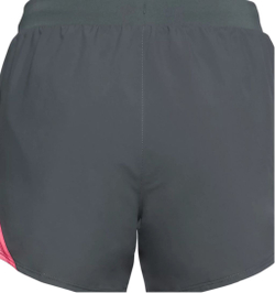 Женские теннисные шорты Under Armour Women's UA Fly-By 2.0 Shorts — pitch gray/cerise