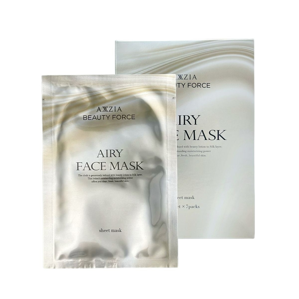 Маска на шелковой основе для комплексного ухода AXXZIA Beauty Force Airy Face Mask