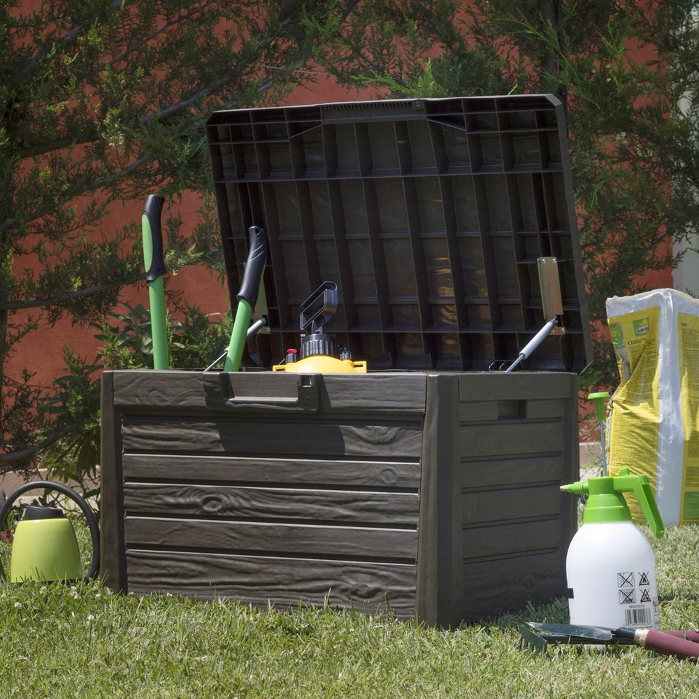 Пластиковый сундук Toomax Florida Compact 120 л brown