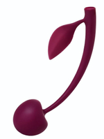 Бордовая вагинальная вишенка WILD CHERRY - 13 см. (Цвет: бордовый)