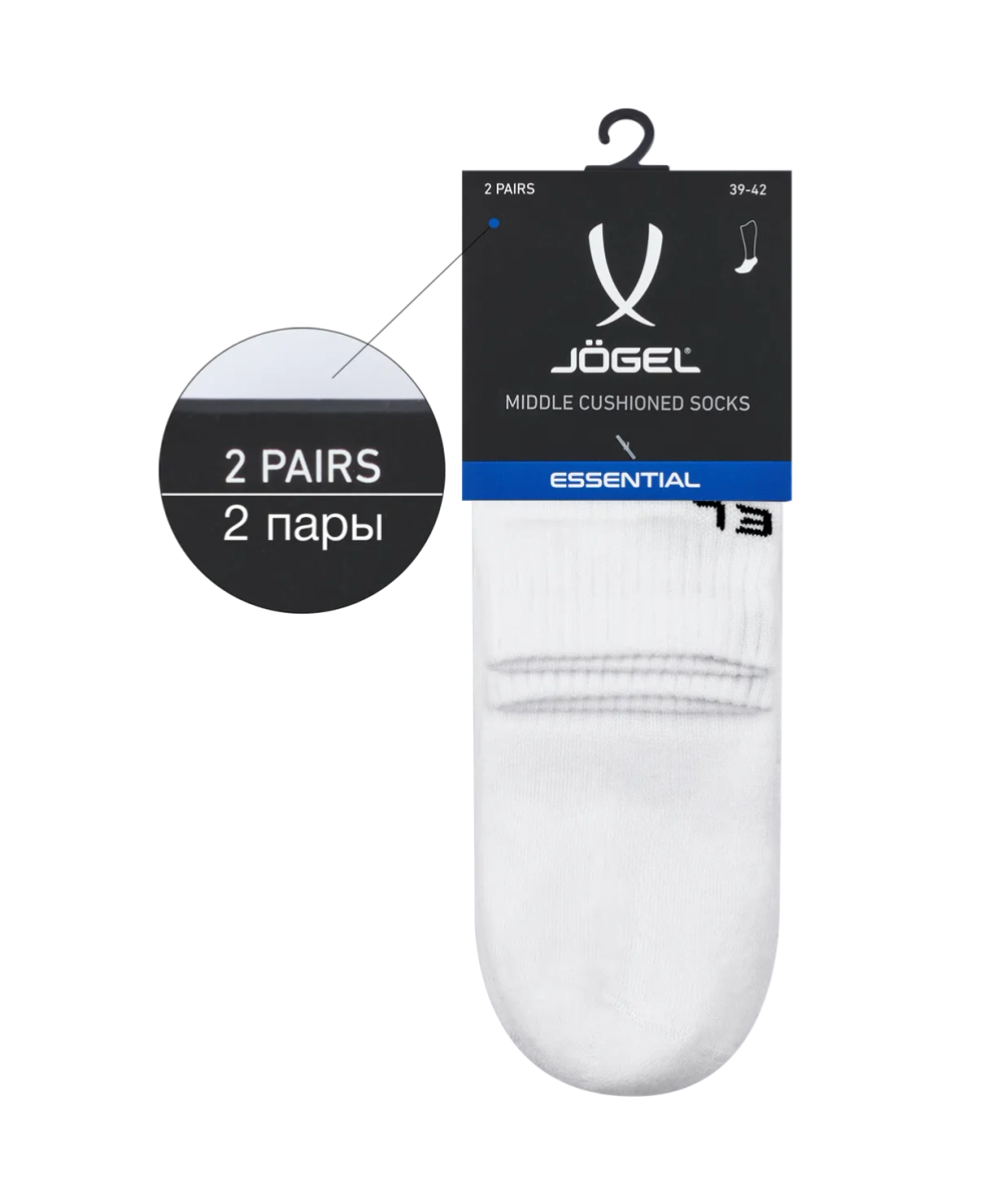 Носки средние ESSENTIAL Mid Cushioned Socks, белый