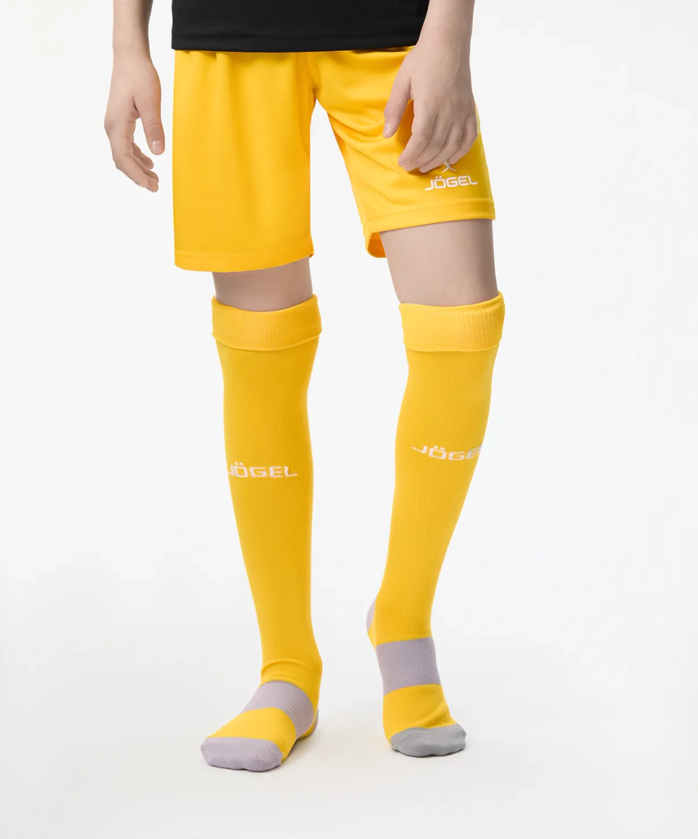 Гетры футбольные CAMP BASIC SOCKS, желтый/серый/белый