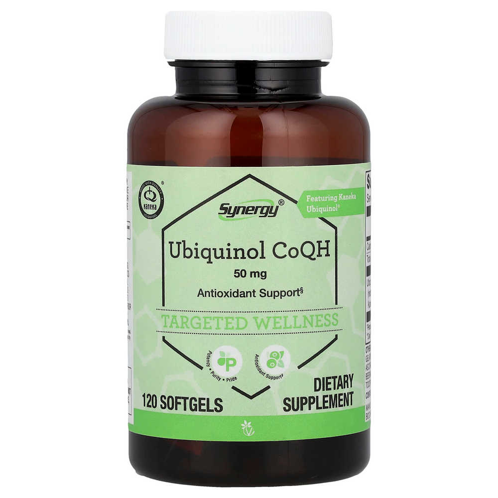Vitacost, Synergy®, Ubiquinol CoQH, 50 mg, 120 Softgels