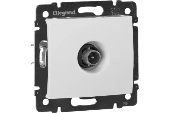 Розетка TV Legrand Valena 1,5 дБ белый 06962
