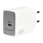 Сетевое зар. устр. Keephone Mixeed KP-EB008 1C 45W Gan с кабелем Type-C на Type-C белое