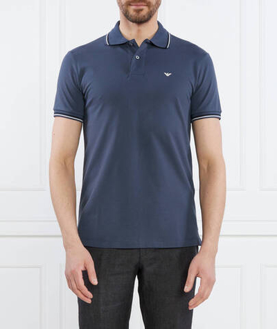 поло Emporio Armani - темно-синий(8N1FB4 1JPTZ)