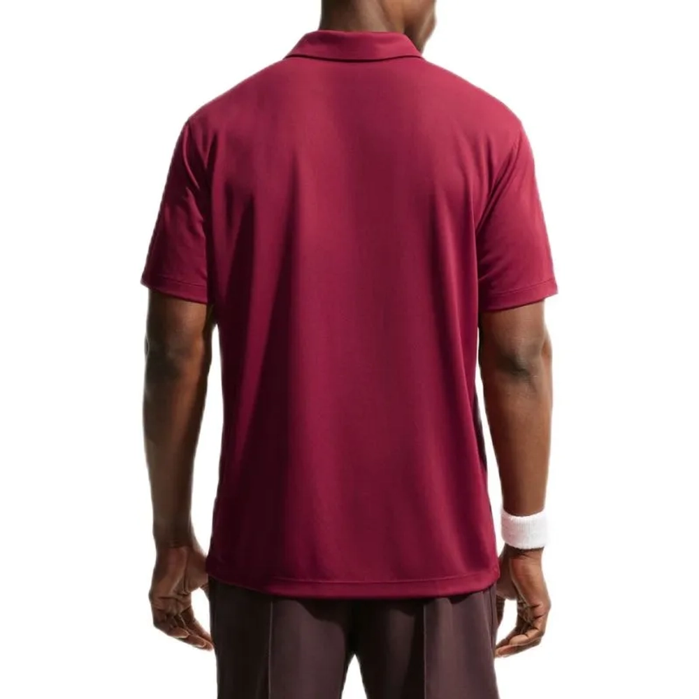 Мужское теннисное поло Nike Court Dri-Fit Solid - team red/white