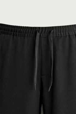 ZARA БРЮКИ COMFORT REGULAR FIT, ЧЕРНЫЙ
