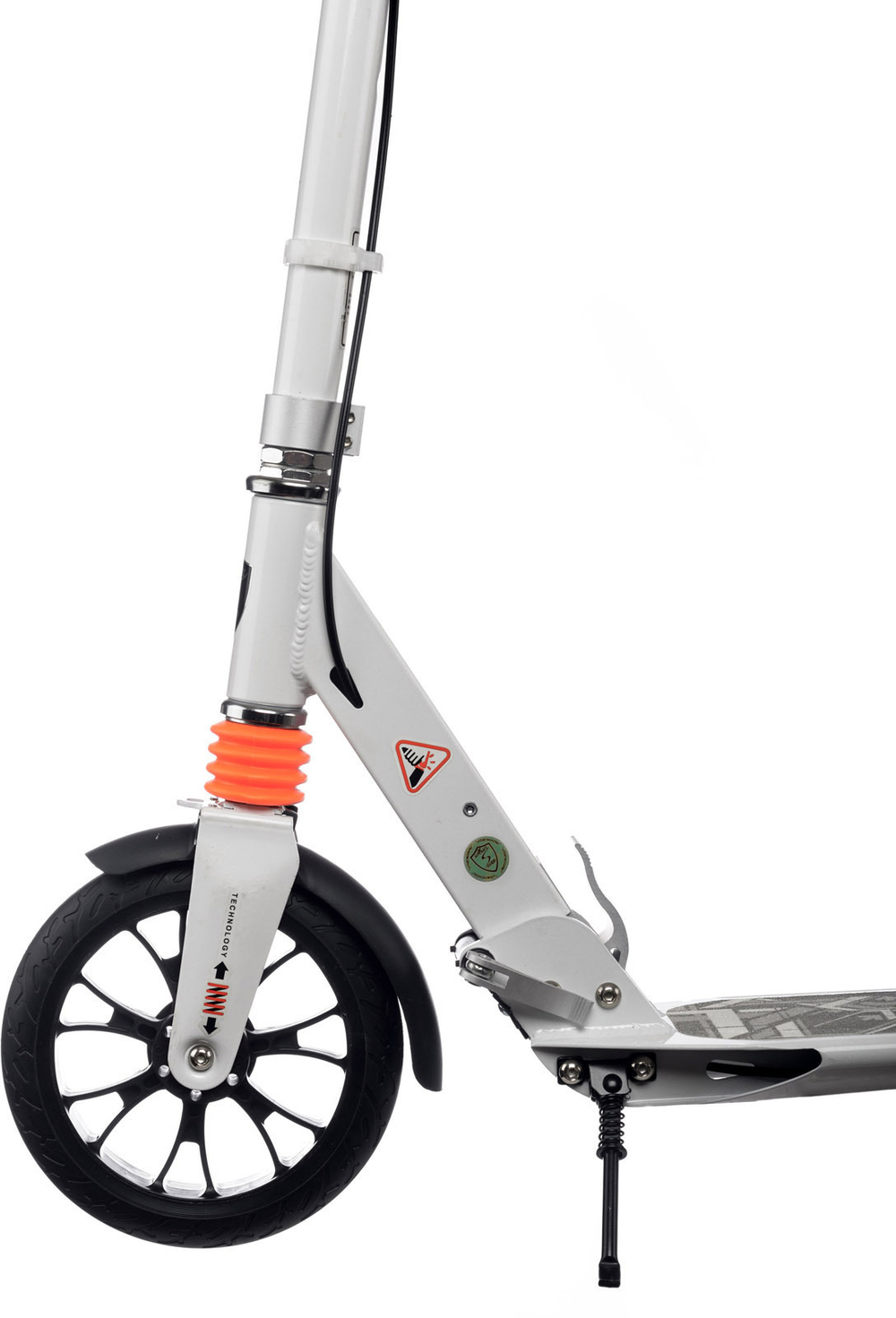 Самокат Urban Scooter Original tm Disc White, (2024), с дисковым тормозом, складной, городской, двухколесный