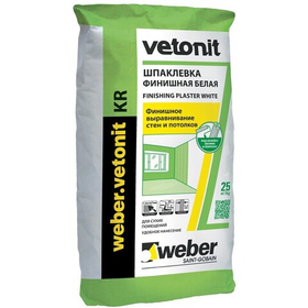 Шпатлевка полимерная Weber-Vetonit KR белый 20 кг