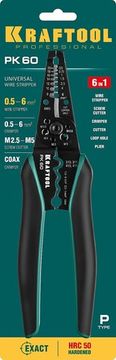 KRAFTOOL PK-60, 0.5 - 6 мм2, многофункциональный стриппер (22658)
