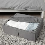 Кофр IKEA SKUBB (СКУББ), Серый, 69х55х19 см