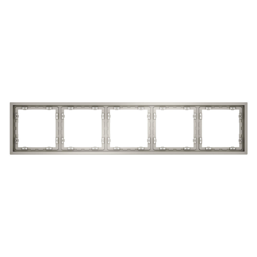Рамка пластиковая VOLTUM S70 на 5 постов, (кашемир) VLS100503