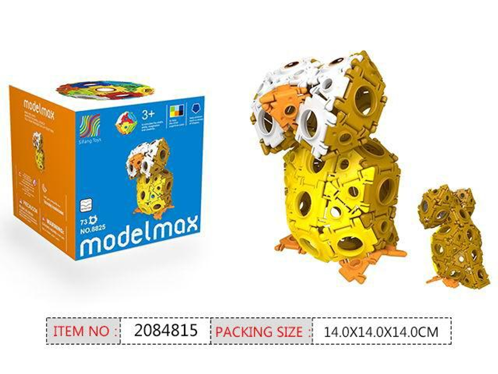 Конструктор 3D Сова, коробка 8825