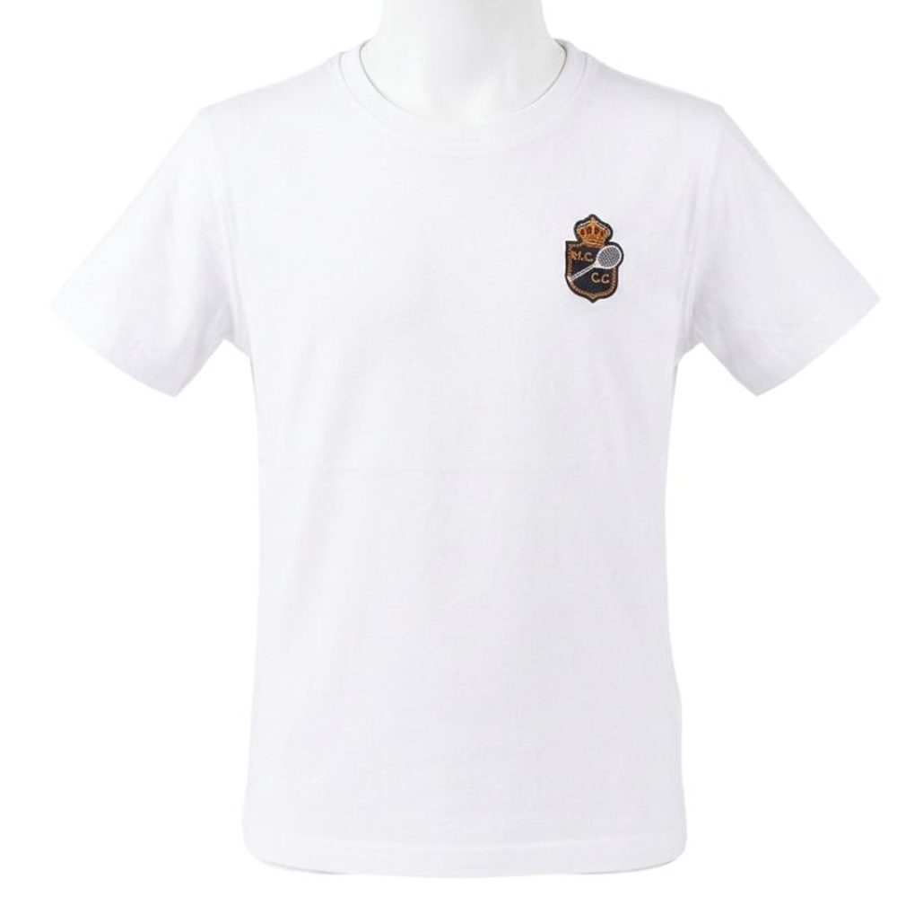 Детская футболка Monte-Carlo Kids Country Club MCCC Print On Back - white