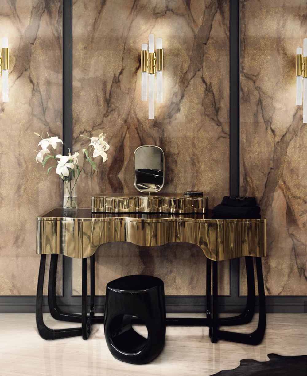 Настенный светильник Waterfall 6 gold